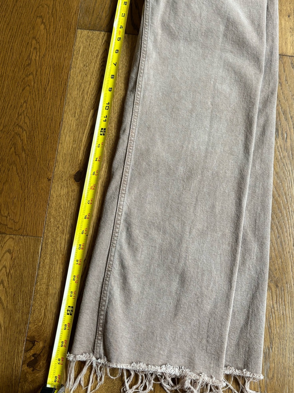 PISTOLA ANTHROPOLOGIE High-Rise Wide-Leg Frayed Jeans - Picture 7 of 9
